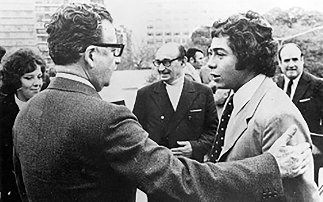 Caszely, Allende e Pinochet